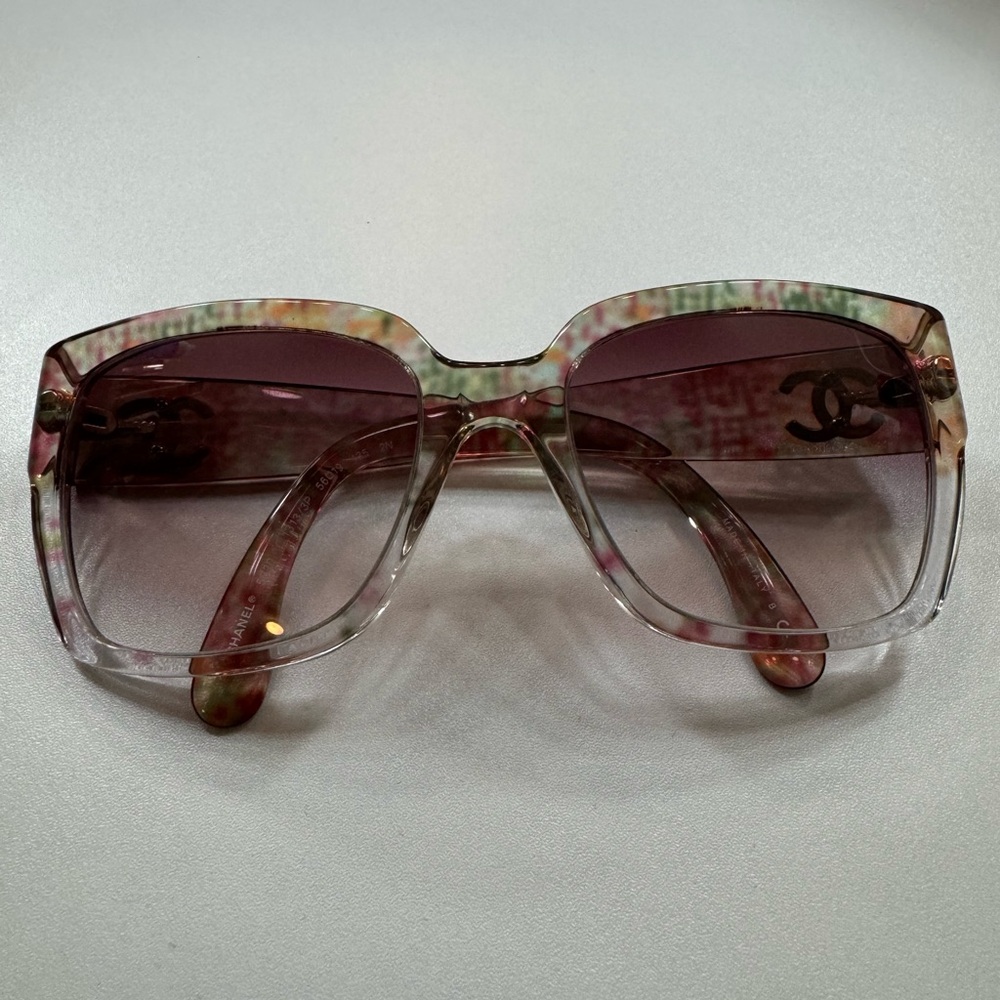 Chanel Multicolor Gradient 5220 Cc Square Sunglas… - image 3